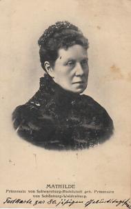 Princess Mathilde of Schönburg-Waldenburg